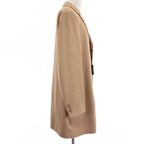 Cardinal of Canada NWD Top Coat Size 50R US in Camel Brown Wool/Poly Blend